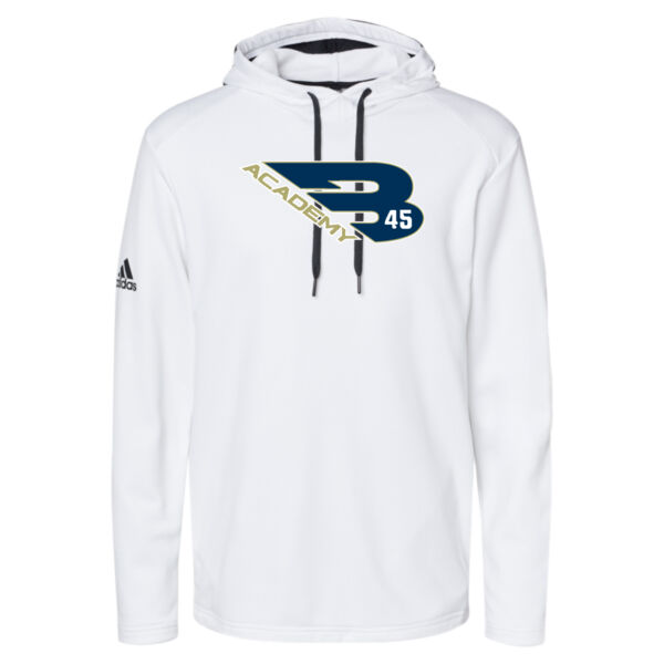 Textured Mixed Media Hooded Sweatshirt(Name + Number Option) Thumbnail