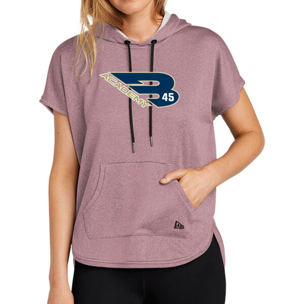 New Era Women's Performance Terry Short Sleeve Hoodie Thumbnail