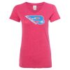 Women’s Glitter V-Neck T-Shirt Thumbnail